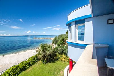 Exclusive Colorful Beach Villa with Pool near Split