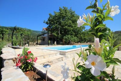 Beautiful Countryside House with Pool for 10 Persons on Island Korcula