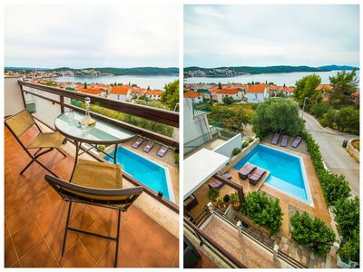 Stylish 6 Bedrrom Sea View Villa with Pool near Trogir