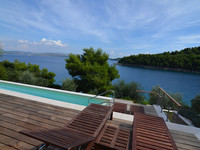 Extraordinary Seafront Villa with Pool and Garden in Solta Island