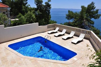 Large Seafront Holiday House with Pool and Outdoor Terrace Island Brac