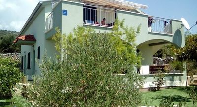 Holiday Apartment House in Riviera Rogoznica Right in Front of the Sea and Beach