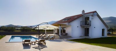 Attractive Sea View Villa with Pool near Trogir and Split