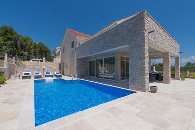 Top Modern Island Hvar Villa with Pool 