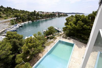Luxury Seafront Family Villa with Private Pool, Tennis Court and Boat Mooring