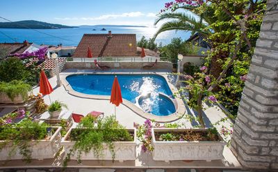 Croatian Seaside House with Pool near Trogir