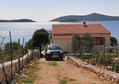 Beachfront House in Sevid; Rogoznica Riviera 