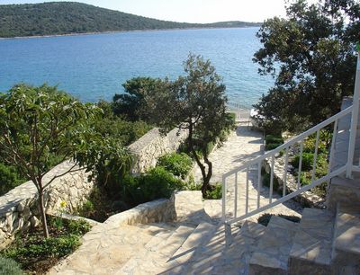 Beachfront House in Sevid; Rogoznica Riviera 