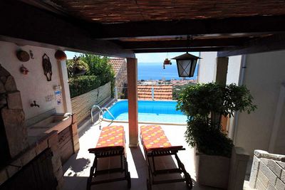 Stone villa with pool Makarska