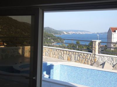 New villa with sea view and pool in Marina
