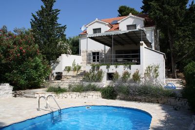 Charming Seafront 10 Person Villa with Pool in Bol, Brac Island
