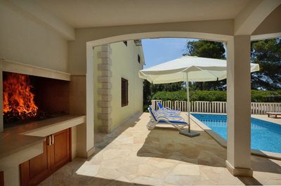 Beautiful 11 Person Beachfront House in Korcula Island