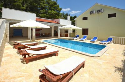 Beautiful 11 Person Beachfront House in Korcula Island