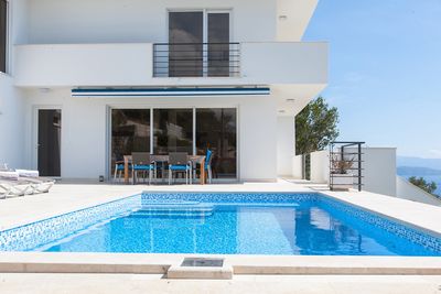 Luxury Villa in Gornja Podgora with Panoramic View on Sea and Makarska Riviera Islands