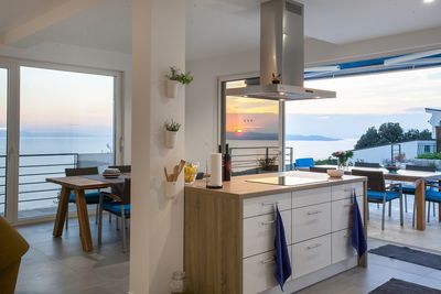 Luxury Villa in Gornja Podgora with Panoramic View on Sea and Makarska Riviera Islands