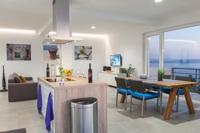 Luxury Villa in Gornja Podgora with Panoramic View on Sea and Makarska Riviera Islands
