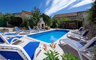 Stone Villa with Pool near Amazing Pebble Beach Orebic Peljesac