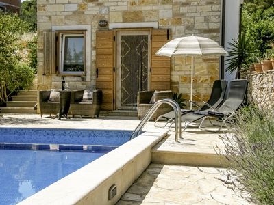 Stylish Villa with Pool in Town Supetar, Island Brac 
