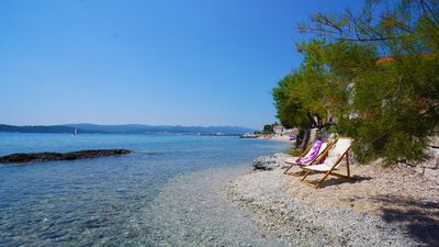 Beachfront Villa with Pool for 9 People in Orebic