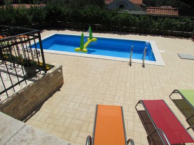  Delightful Holiday House with Pool in Maslinica, Island Solta