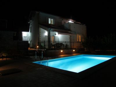  Delightful Holiday House with Pool in Maslinica, Island Solta