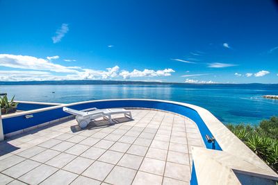 Exclusive Colorful Beach Villa with Pool near Split