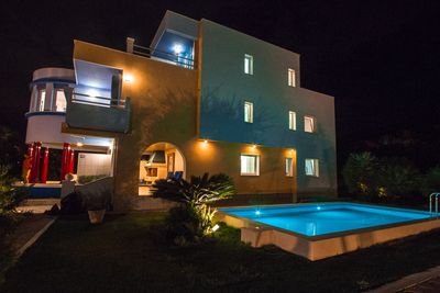 Exclusive Colorful Beach Villa with Pool near Split
