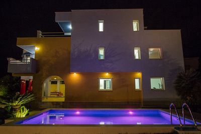 Exclusive Colorful Beach Villa with Pool near Split