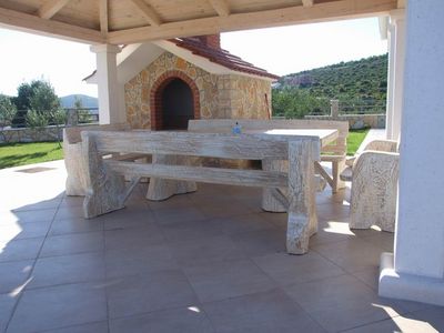 Villa with sea view and pool in Marina