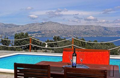 Authentic Stone House with Pool in Postira; Island Brac