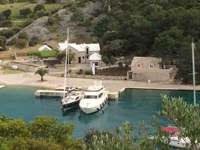 Adorable Dalmatian Beachfront House in Secluded Bay in Brac Island