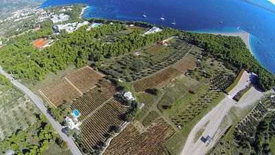 Lovely House with Pool above Famous Beach Zlatni Rat Bol; Brac Island