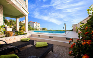 Modern Villa with Pool and Amazing Sea View near Primosten