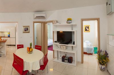 Adorable Beachfront Villa with Pool and Beautiful Garden with Barbecue near Rogoznica