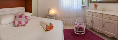 Adorable Beachfront Villa with Pool and Beautiful Garden with Barbecue near Rogoznica