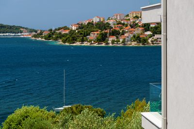 Attractive Villa with Beautiful Garden, Pool and Marvelous Sea View near Rogoznica