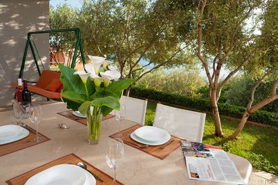 Attractive Villa with Beautiful Garden, Pool and Marvelous Sea View near Rogoznica