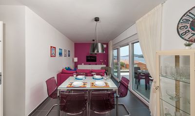 Attractive Villa with Beautiful Garden, Pool and Marvelous Sea View near Rogoznica