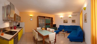Attractive Villa with Beautiful Garden, Pool and Marvelous Sea View near Rogoznica