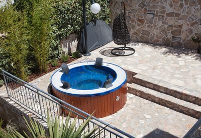 Lovely Seaview Holiday House with Outdoor Jacuzzi in Stomorska; Island Solta