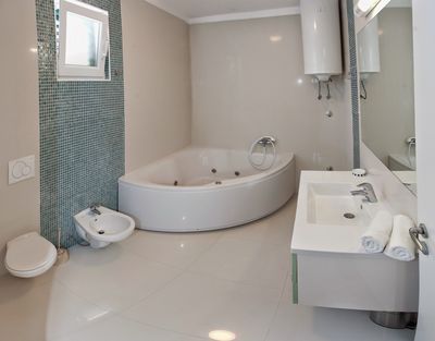 Lovely Seaview Holiday House with Outdoor Jacuzzi in Stomorska; Island Solta