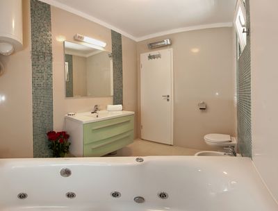 Lovely Seaview Holiday House with Outdoor Jacuzzi in Stomorska; Island Solta