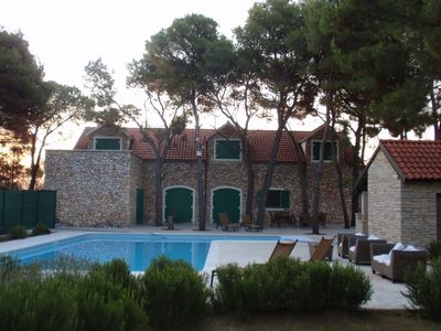 Luxury Croatian villa Sutivan; Island Brac