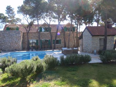 Luxury Croatian villa Sutivan; Island Brac