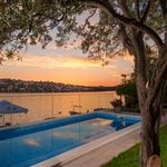 Adorable Beachfront Villa with Pool and Beautiful Garden with Barbecue near Rogoznica