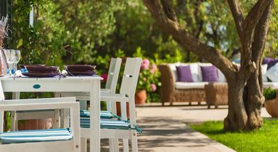 Adorable Beachfront Villa with Pool and Beautiful Garden with Barbecue near Rogoznica