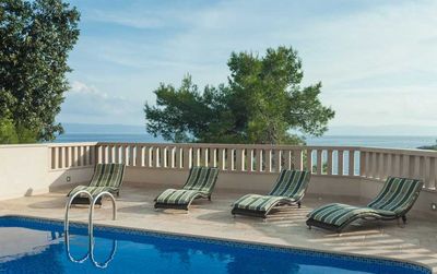 Large Seafront Holiday House with Pool and Large Outdoor Terrace; island Brac