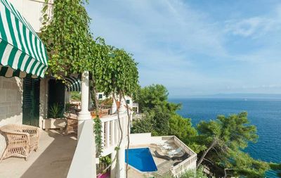 Large Seafront Holiday House with Pool and Large Outdoor Terrace; island Brac