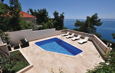 Large Seafront Holiday House with Pool and Large Outdoor Terrace; island Brac