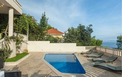 Large Seafront Holiday House with Pool and Large Outdoor Terrace; island Brac